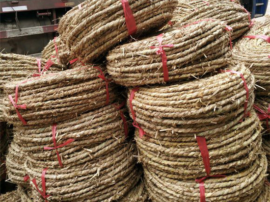 探討設(shè)備包裝防滑管樁草繩的選材與工藝