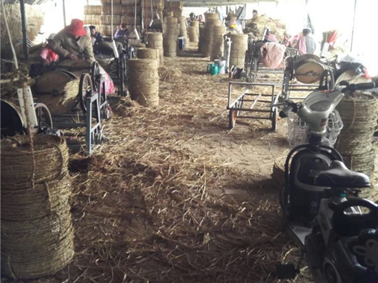 草繩在設備包裝中的施工與維護