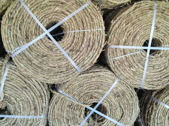 探討設(shè)備包裝防滑管樁草繩的選材與工藝
